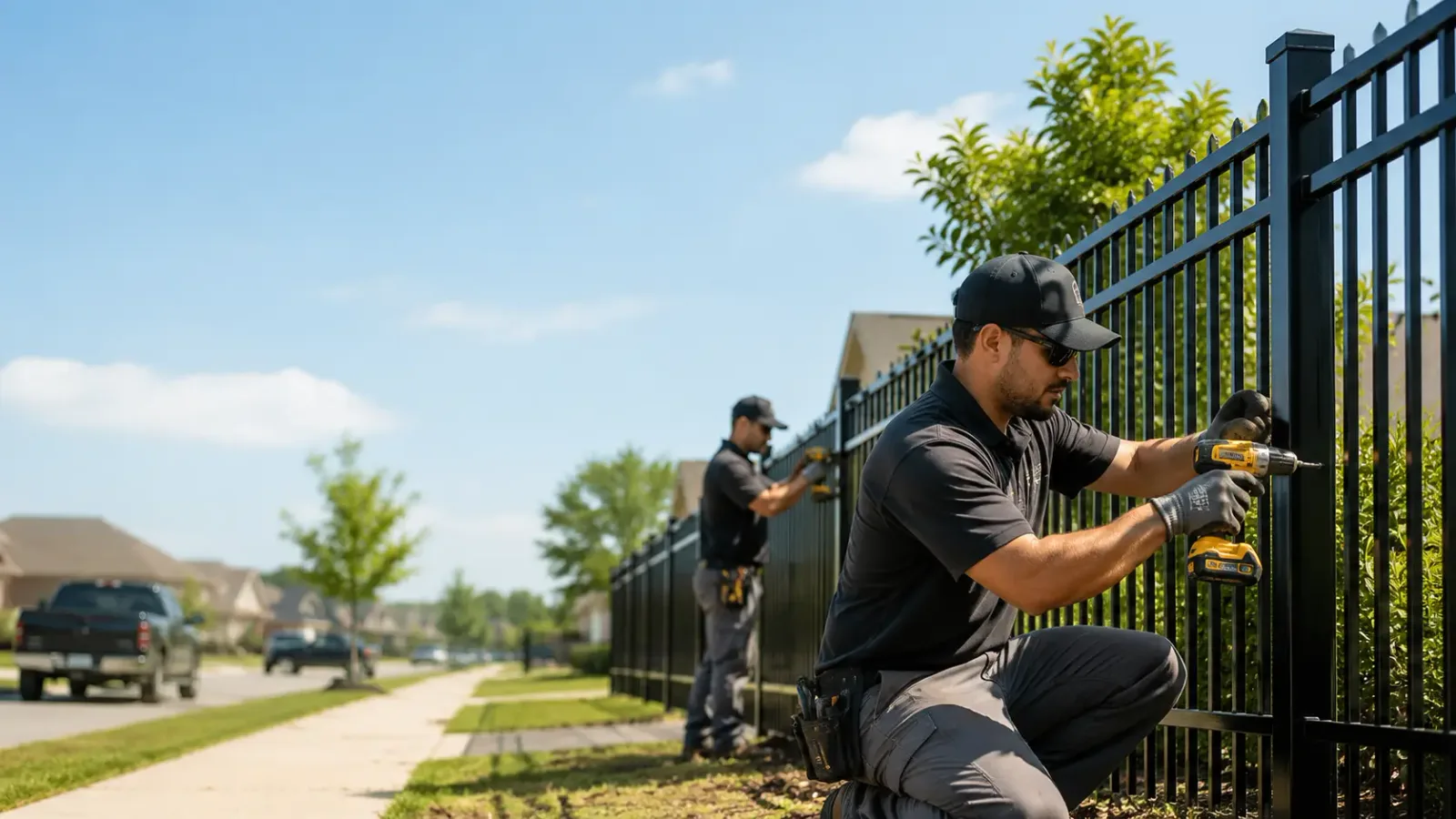 Metal Fence Installation in Oark, AR